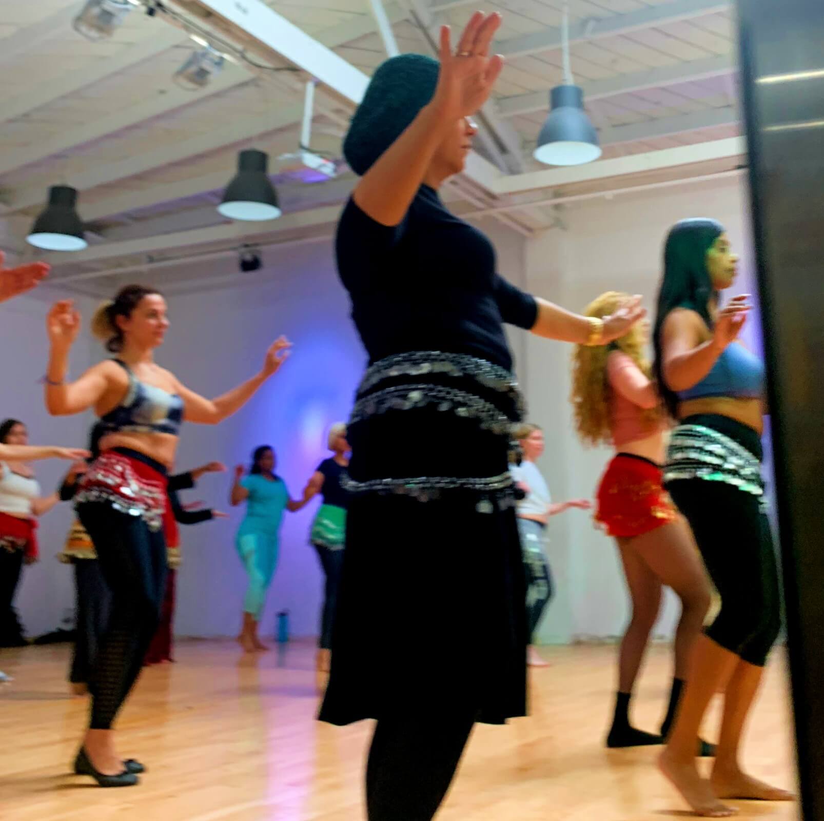 Belly dance class